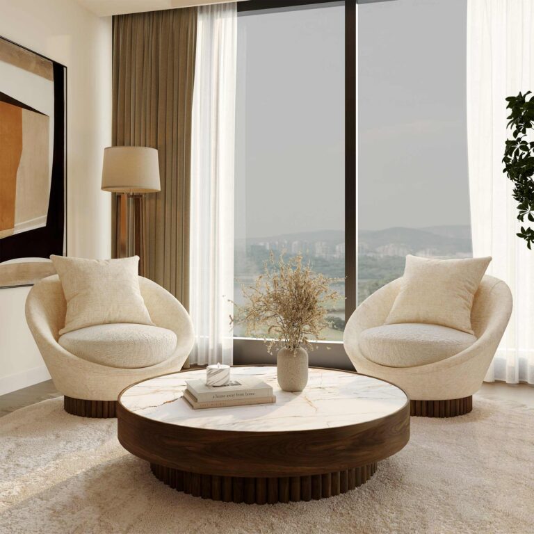 Organic Modern Design - Living Room - Nolita Harbour