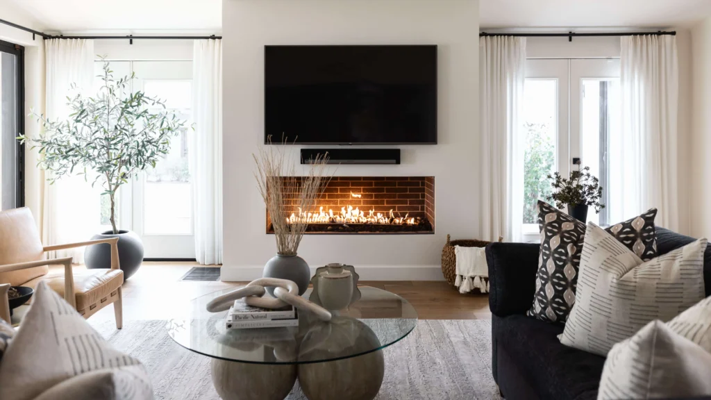 Furniture Placement Around Fireplaces: Centering a Living Room Properly